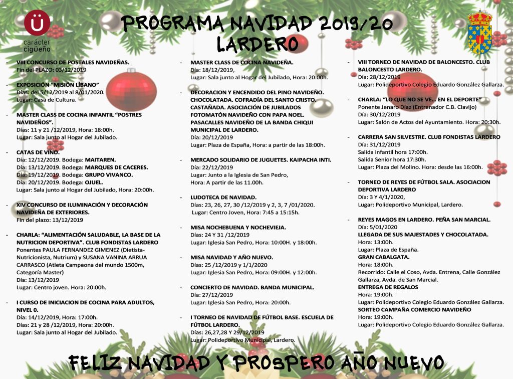 Programación de Navidad de Lardero