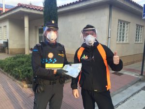 Genergy ha donado pantallas protectoras y mascarillas