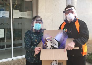 Genergy ha donado pantallas protectoras y mascarillas