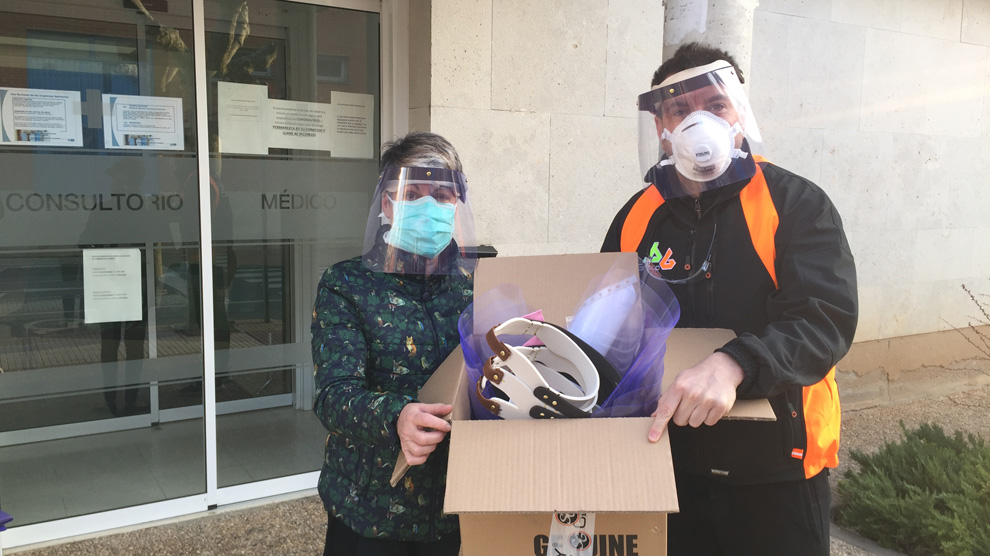 Genergy ha donado pantallas protectoras y mascarillas