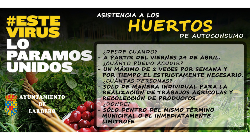 Asistencia a los huertos de autoconsumo