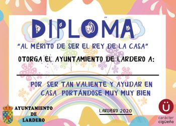Diploma "Al mérito de ser el rey de la casa"