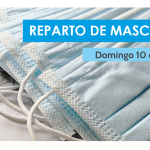 reparto de mascarillas Lardero