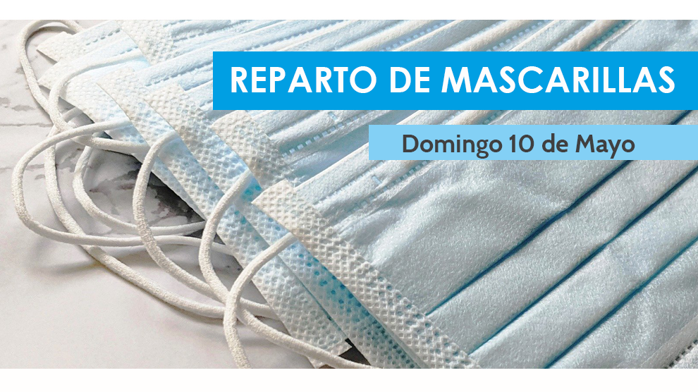 reparto de mascarillas Lardero