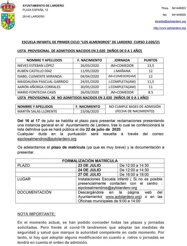 Lista provisional de 0 a 1 año jpeg