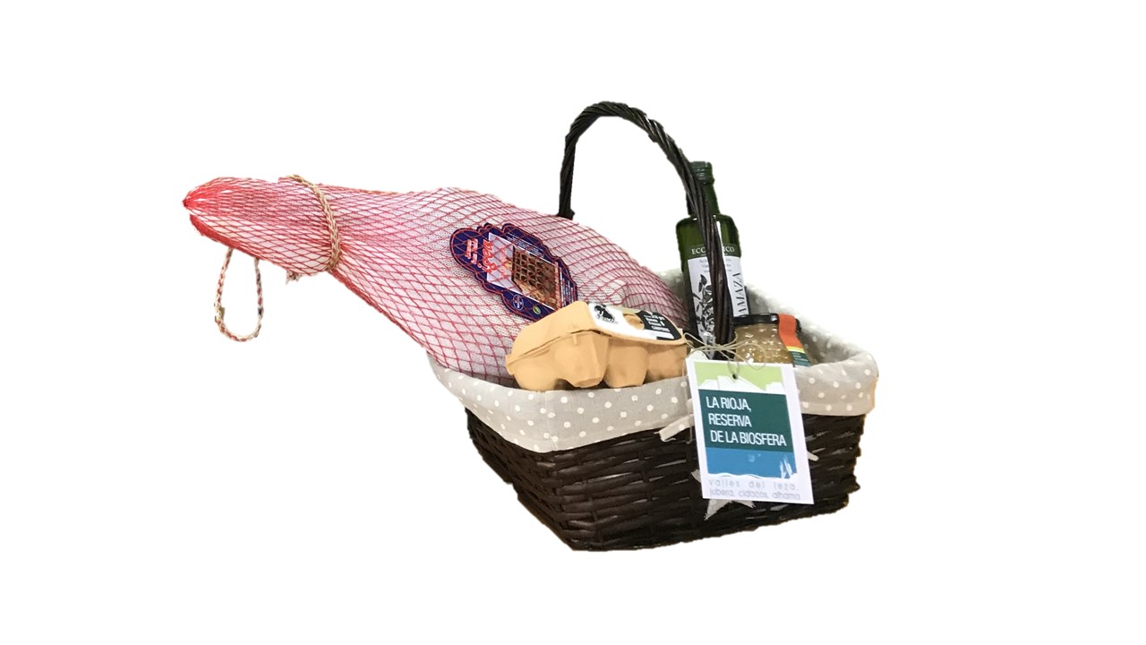 CESTA PRODUCTOS DE LA RESERVA DE LA BIOSFERA DE LA RIOJA