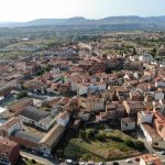 Imagen aérea de la población de Lardero